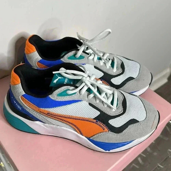 PUMA RS-METRIC LOW SNEAKERS UNISEX MEN SIZE 6 =GREY - Picture 4 of 10